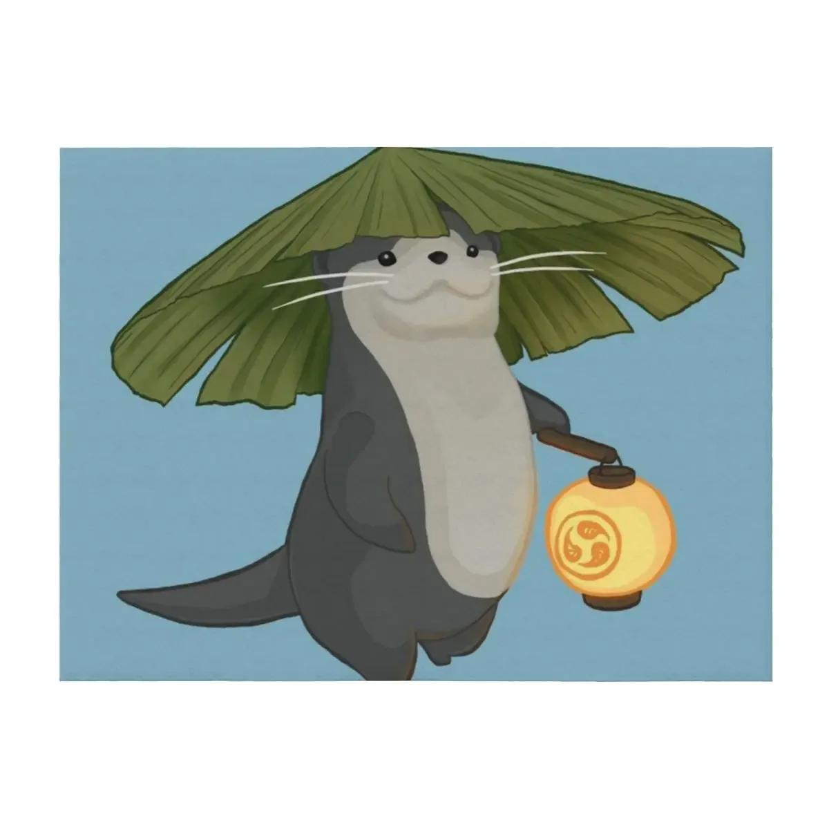 

Odder Otter Throw Blanket Moving Hairys Decorative Beds Soft Blankets