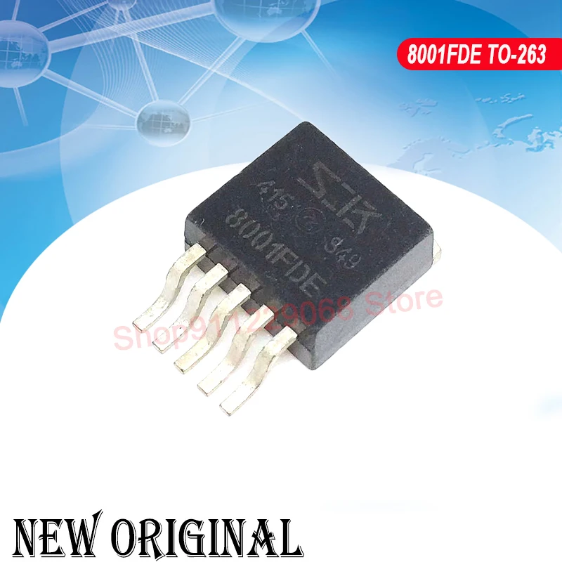 (5piece) SI-8001FDE-TL 8001FDE TO-263-5 3.5A  DLA40IM800PC  800V 40A  G20T60 IGB20N60T  600V 20A / K1647 2SK1647  900V 2A TO-263