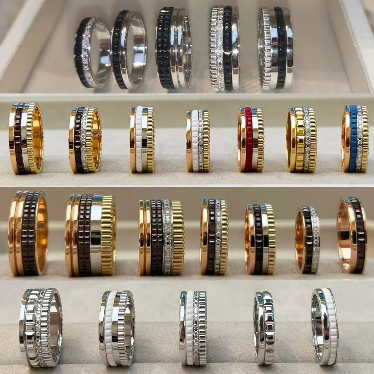 

Французское роскошное вращающееся квадратное кольцо для мужчин и женщин, серебряное обручальное кольцо высокого качества для влюбленных, изысканные праздничные подарки