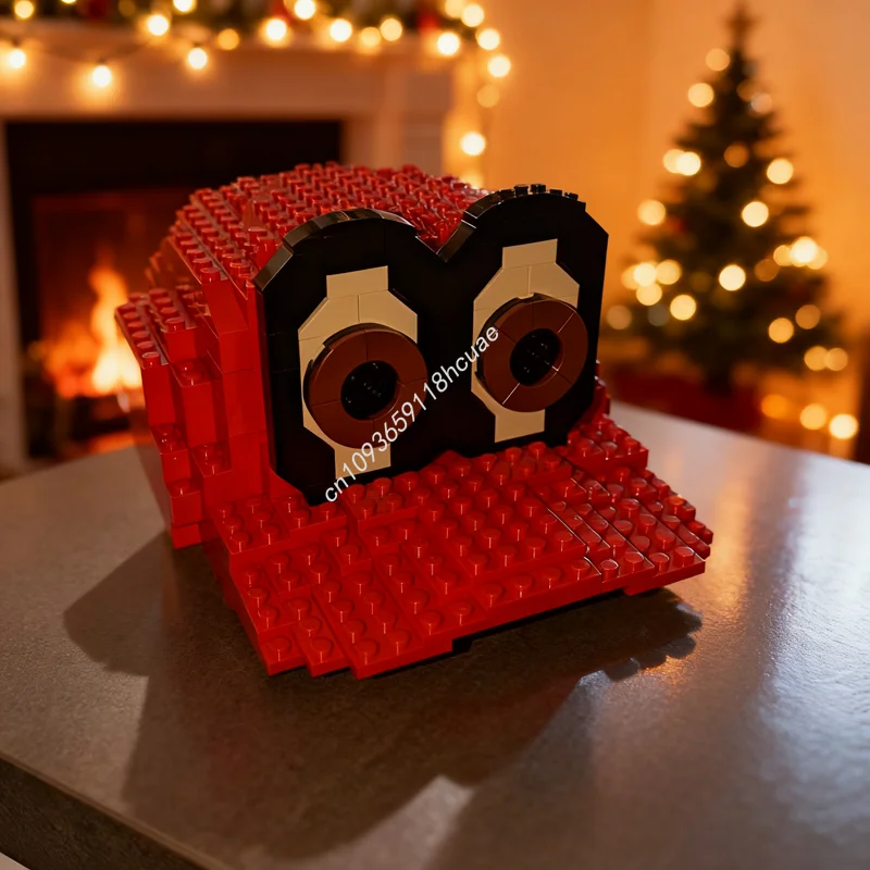 

300 шт. MOC Mariosed Odyssey Cappy, модель строительных блоков, архитектура, сборка, креативная идея, рождественский подарок, кирпичные игрушки на день рождения