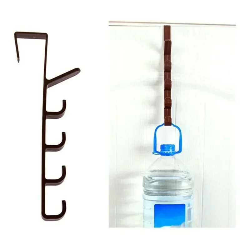 New Multi-purpose Five-segment Hooks Storage Household Hook Rack Organizer Clothes Coat Hat Bag Hanger Holder Hot Sale