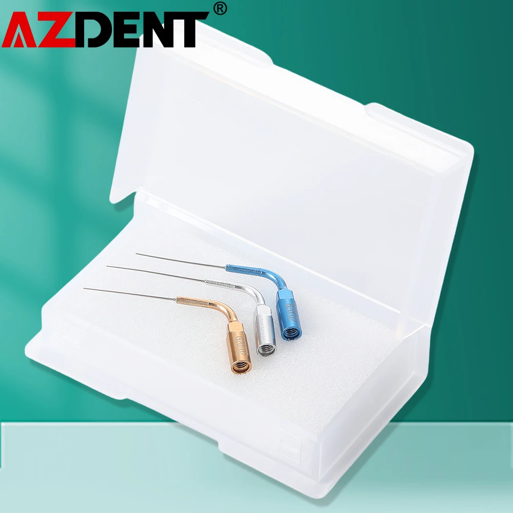 

3Pcs/Box Azdent Dental Endodontic Ultrasonic Activator Tips Sonic Irrigator Tip Endo Activator Tops Root Canal Accessory Tools