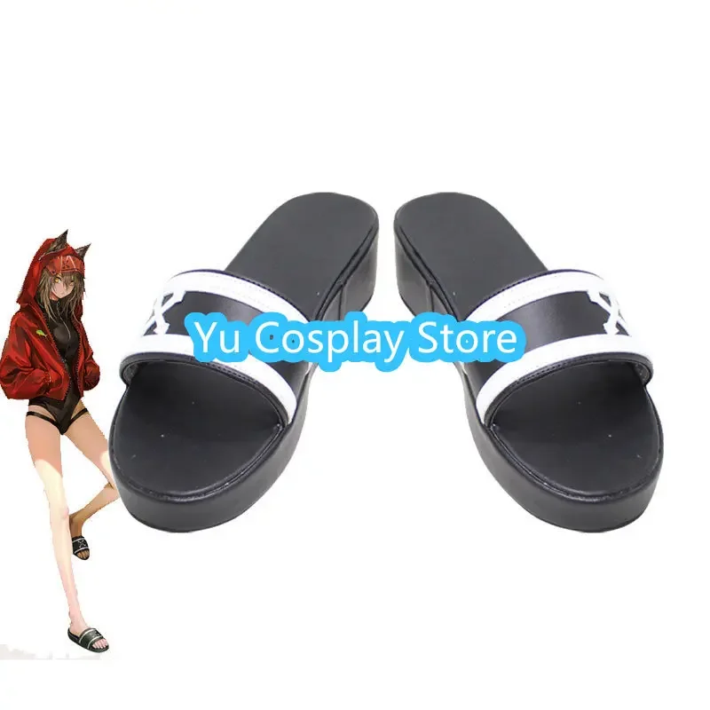 

Yu-Cosplay Game Arknights Projekt красные туфли для косплея обувь из искусственной кожи Хэллоуин карнавальные ботинки реквизит для косплея на заказ