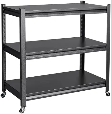 

Garage Shelving Heavy Duty Shelves for Garage , 5-Tier Metal Shelving Unit Adjustable Garage Utility Rack, Heavy Duty Shelving