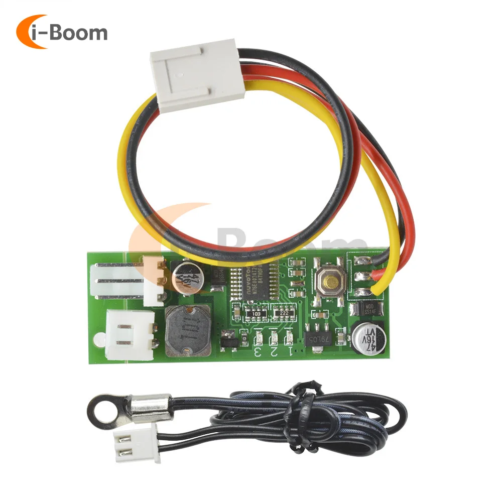 Sterownik PWM silnik DC 12V z przełącznik kontroli temperatury wentylatorem regulator prędkości radiatora