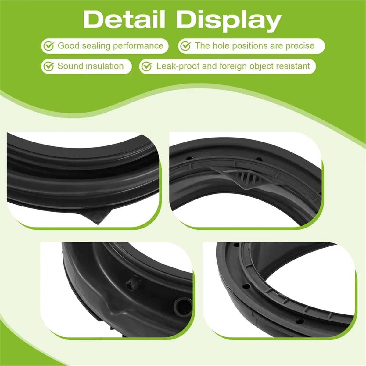 W11314648 Washer Door Boot Gasket Seal for Inglis and Replaces AP6835703 4931032 PS12711495