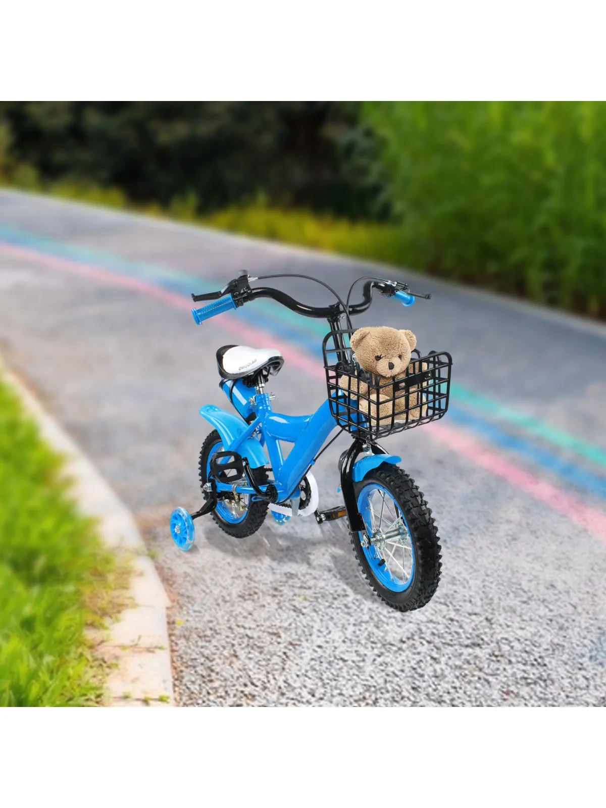 AliExpress Blue/yellow/red Kids Bike 12 Inch Bicycle for Kids Young Girls Kids Bike Suitable 2-4 Years Old