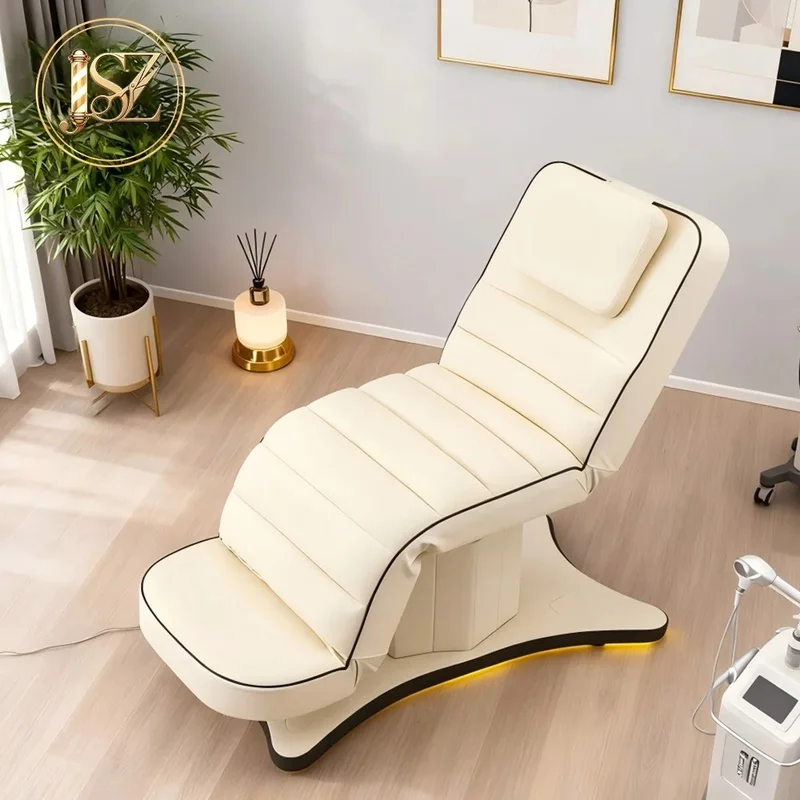 Hot Selling Luxury Electric Lash Bed Beauty Salon Massage Table Esthetican Stretcher Lash Extension Facial Spa Bed