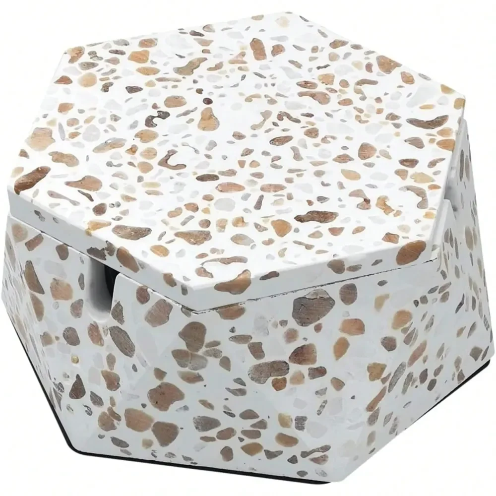 

Пепельница с крышкой из нержавеющей стали для сигарет, цементная пепельница, держатель для курения, для использования в помещении без дыма, для улицы ветрозащитная, Id