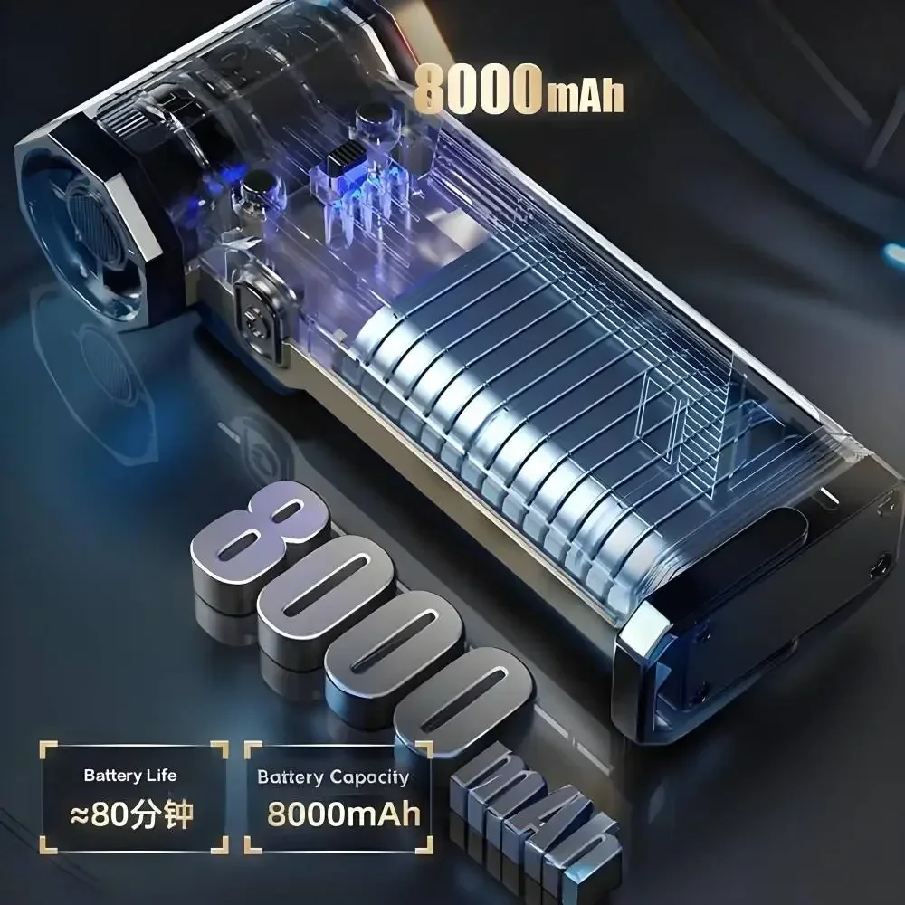 200000RPM 터보 팬 제트 에어 더스터 230g 고강도 블로잉 포스 브러시리스 모터 타입-C 충전 60m/s 풍속 휴대용 블로어