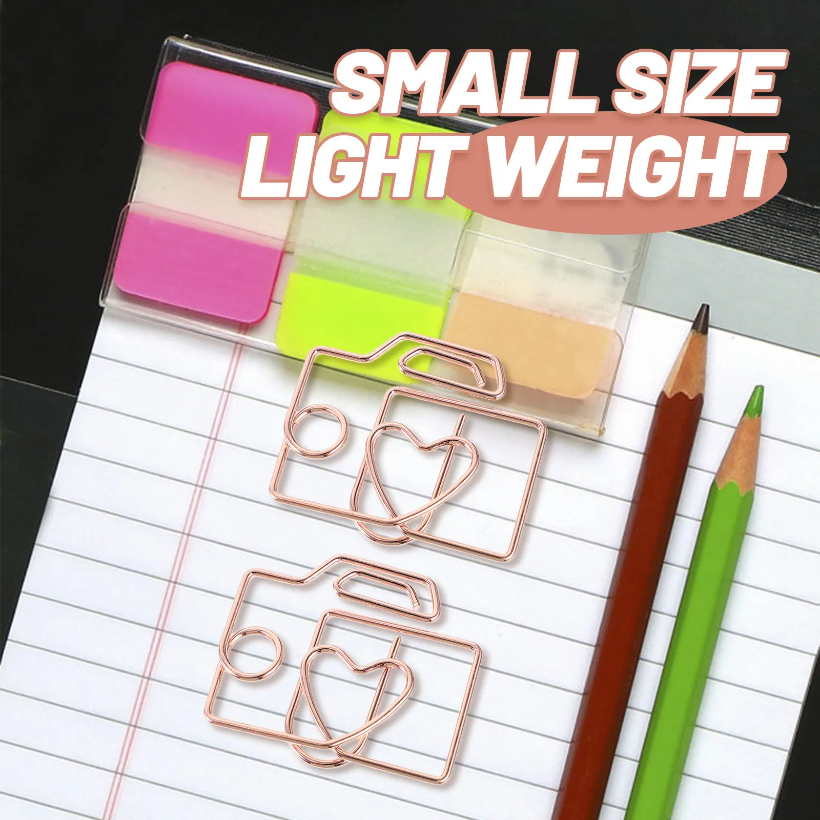 

20 шт. креативных мини-скрепок для бумаги, металлические декоративные маленькие офисные зажимы для документов, многофункциональные зажимы для рукоделия, инструмент для творчества