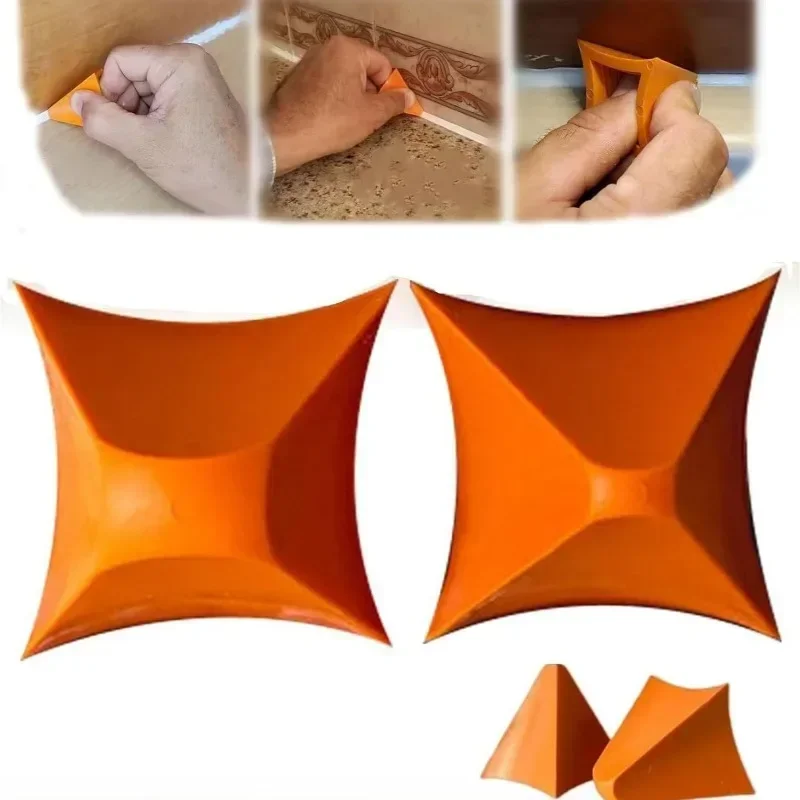 Nuovi strumenti per calafataggio congiunti, un grande e un piccolo vestito in due pezzi arancione, strumenti per la costruzione della decorazione della casa