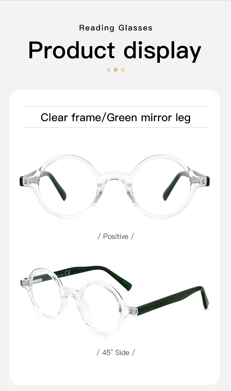 KAEDEK Trend Gedruckt Rahmen Acetat Lesebrille Männer Augenschutz Anti-Blau Licht Presbyopie Brillen – Detail 17