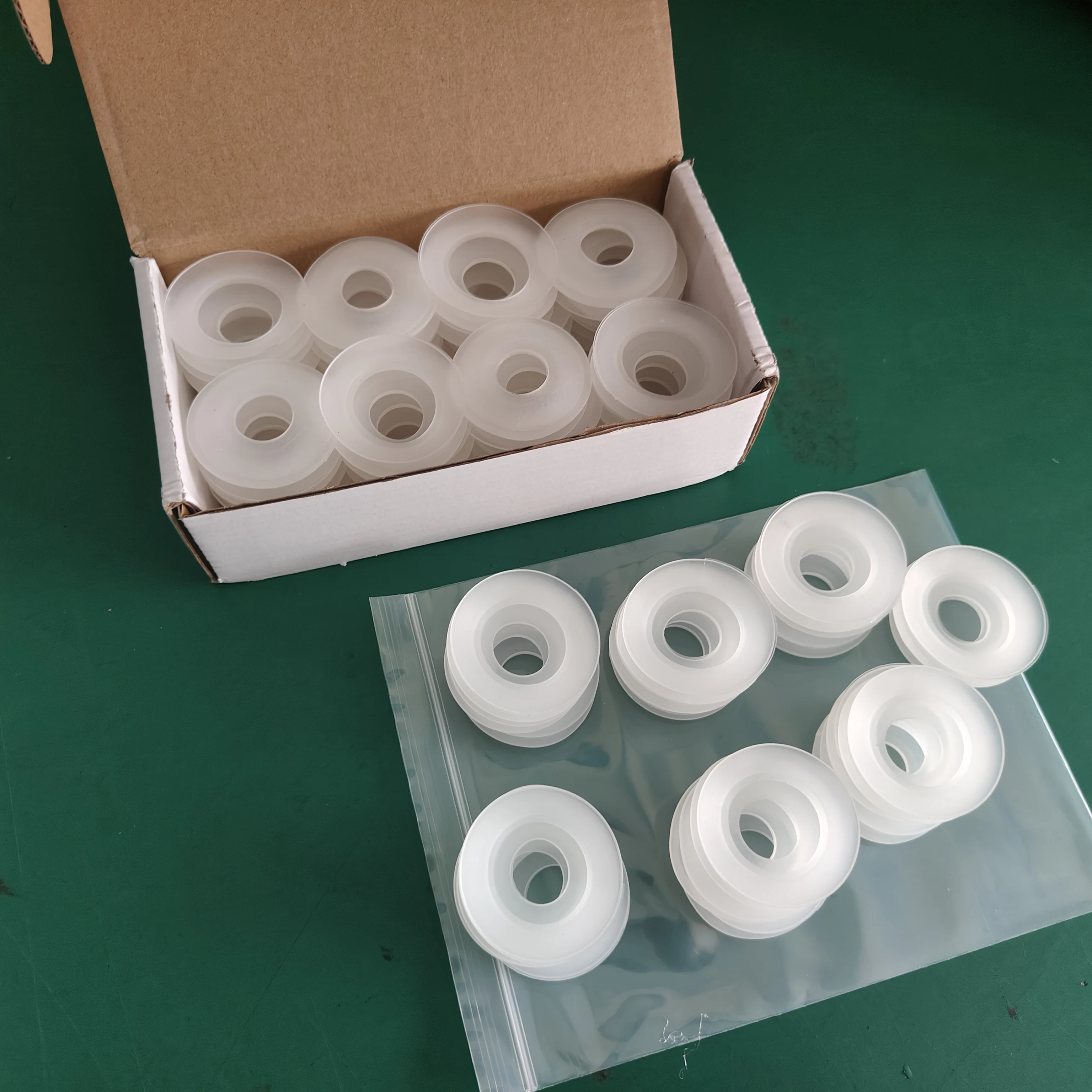 Ventouse en caoutchouc de haute qualité, 20 pièces, 46x17x9.5MM, pour Machine de découpe Bobst, pièces de rechange, ventouse 46x17x9.5MM