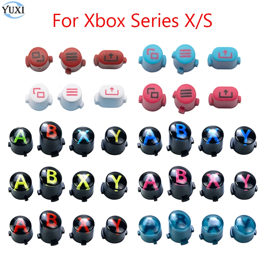 YuXi ABXY View Menu Share Buttons Mod Kit Replacement For XBox Series X S Controller Repair Parts