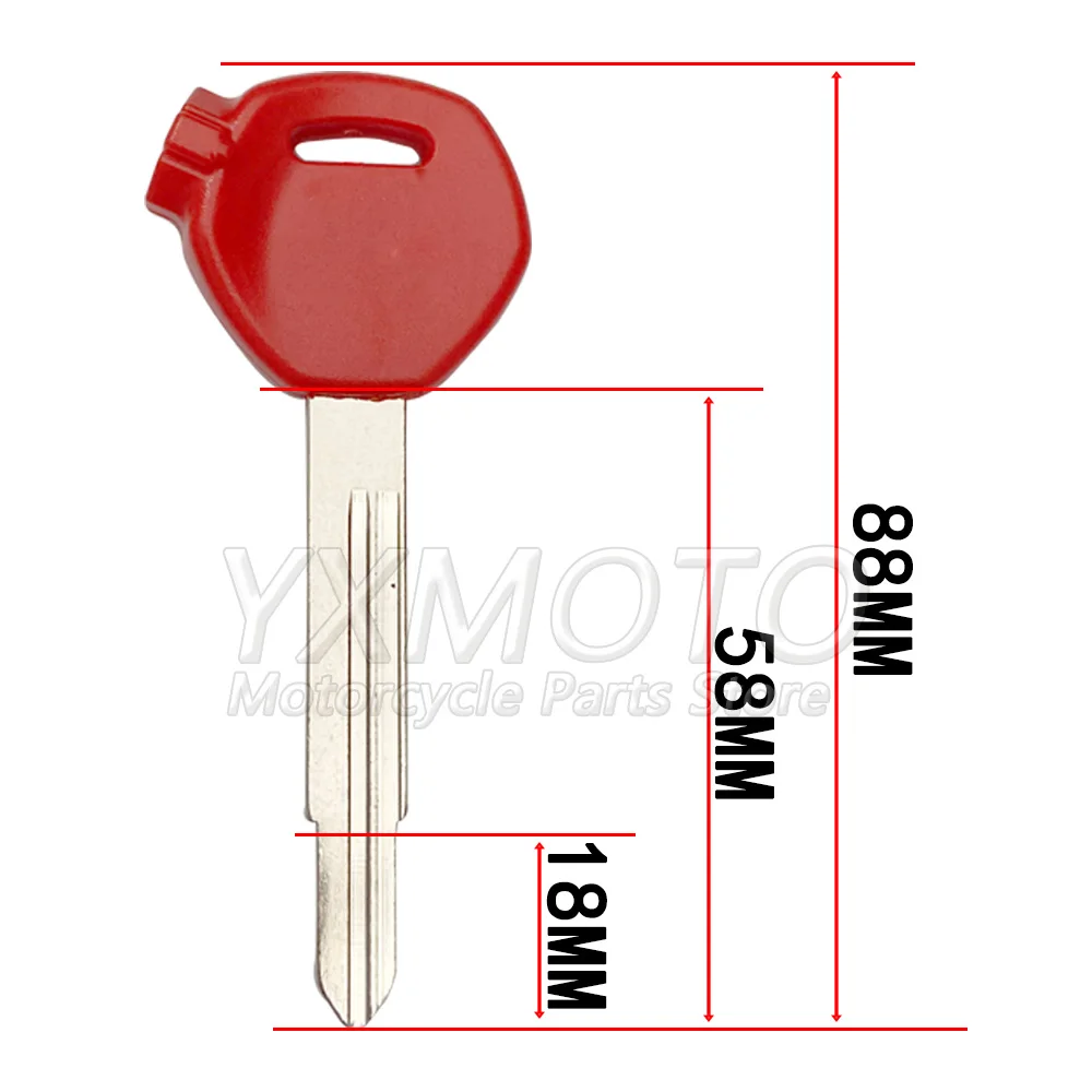 Motorcycle keys Blank Key Uncut Blade fit for HONDA DIO 55 56 58