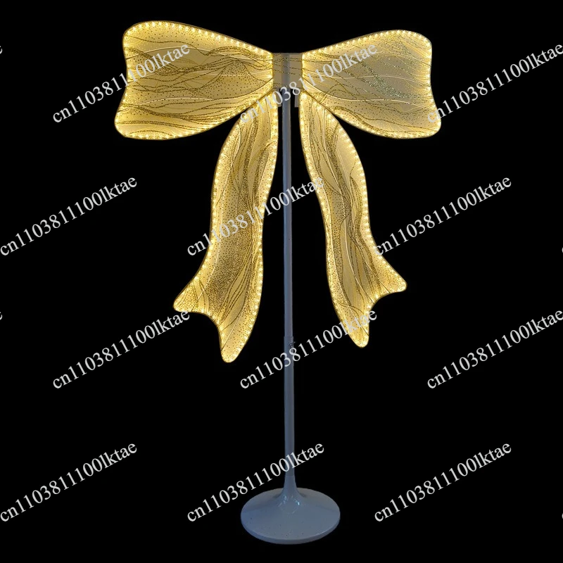 Luminous Bow Stage Road Lead Internet Celebrities Photo Shopping Mall Layout Meichen Window Ornaments Wedding Decorative Lights