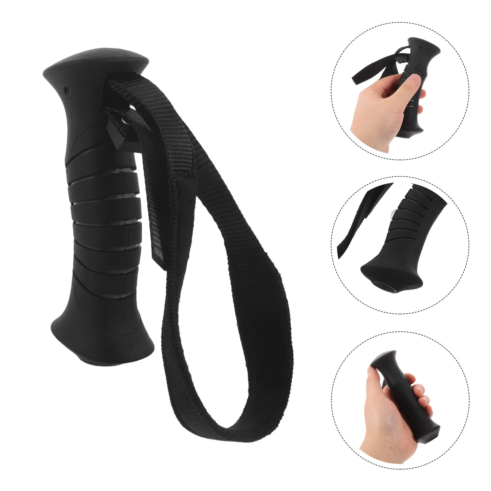 

Сменная рукоятка для трости 5.12, нескользящая рукоятка для походной палки, ремешок на запястье для трости, серо-черный, аксессуары для походов