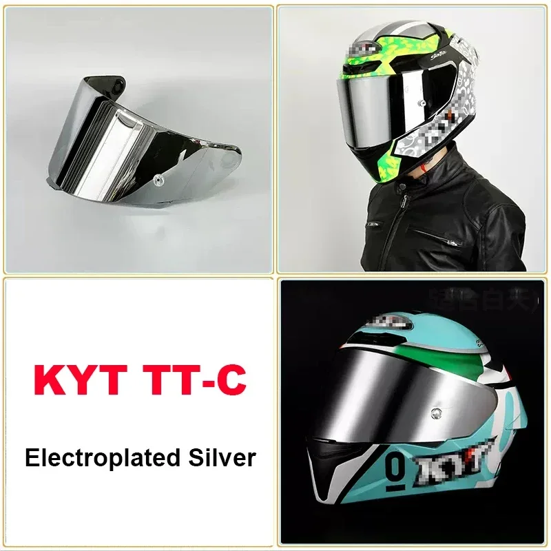 Capacete De Moto Viseira สําหรับ KYT TT หลักสูตรหมวกกันน็อครถจักรยานยนต์ Visor เลนส์ Sunshield กระจก Visera Casco Moto อุปกรณ์เสริม