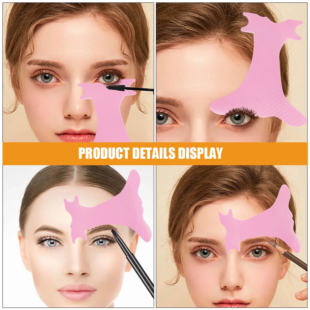 再利用可能な眉毛整形ツールアイライナーステンシル女性用多機能メイクアップエイドポータブルアイシャドウガイドテンプレートまつげ