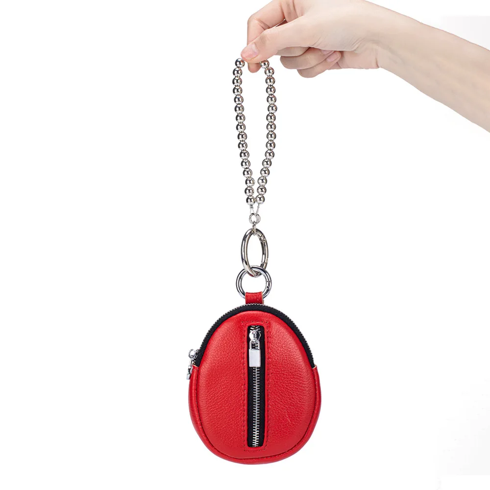 Новый женский браслет из натуральной кожи с жемчугом, нулевой кошелек, простая сумка для хранения монет, помады, сумка для наушников, сумка с подвеской