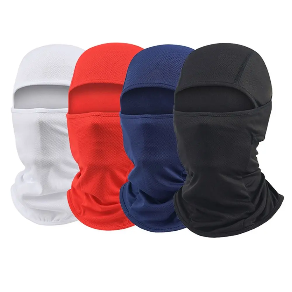 1PC Men Women Caps Cycling Balaclava Full Face Ski Cover Bicycle Hat Windproof Breathable Anti-UV Motorcycle Helmet Liner Cap