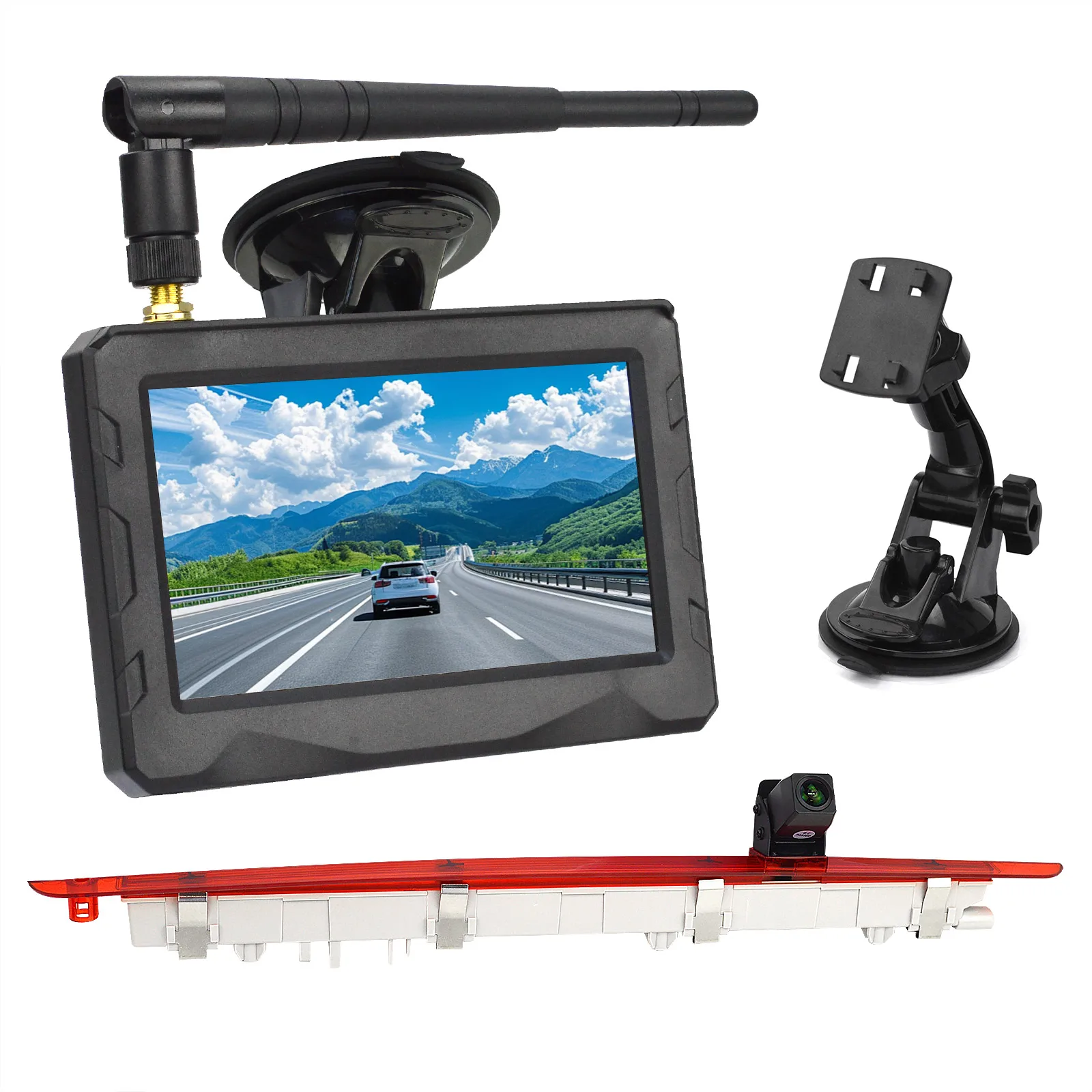 

Wireless reversing camera suitable for 2014 model Mercedes-Benz Vito W447, equipped with a 4.3-inch display