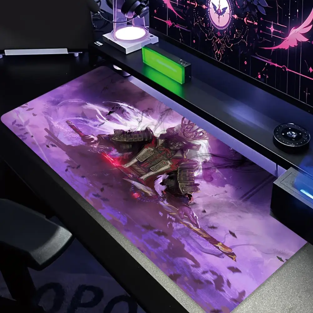 

Fantasy warrior illustration large Mouse Pad Desk Mat Gaming mats pc accessories keyboard gaming mouse mat mauspad office rug