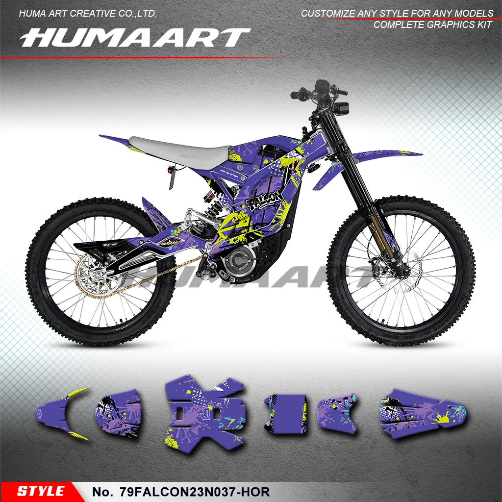 

HUMAART Personalized Graphics Sheet Durable Vinyl for 79BIKE Falcon Pro 79 Bike Wrap Sticker, Rebuilding