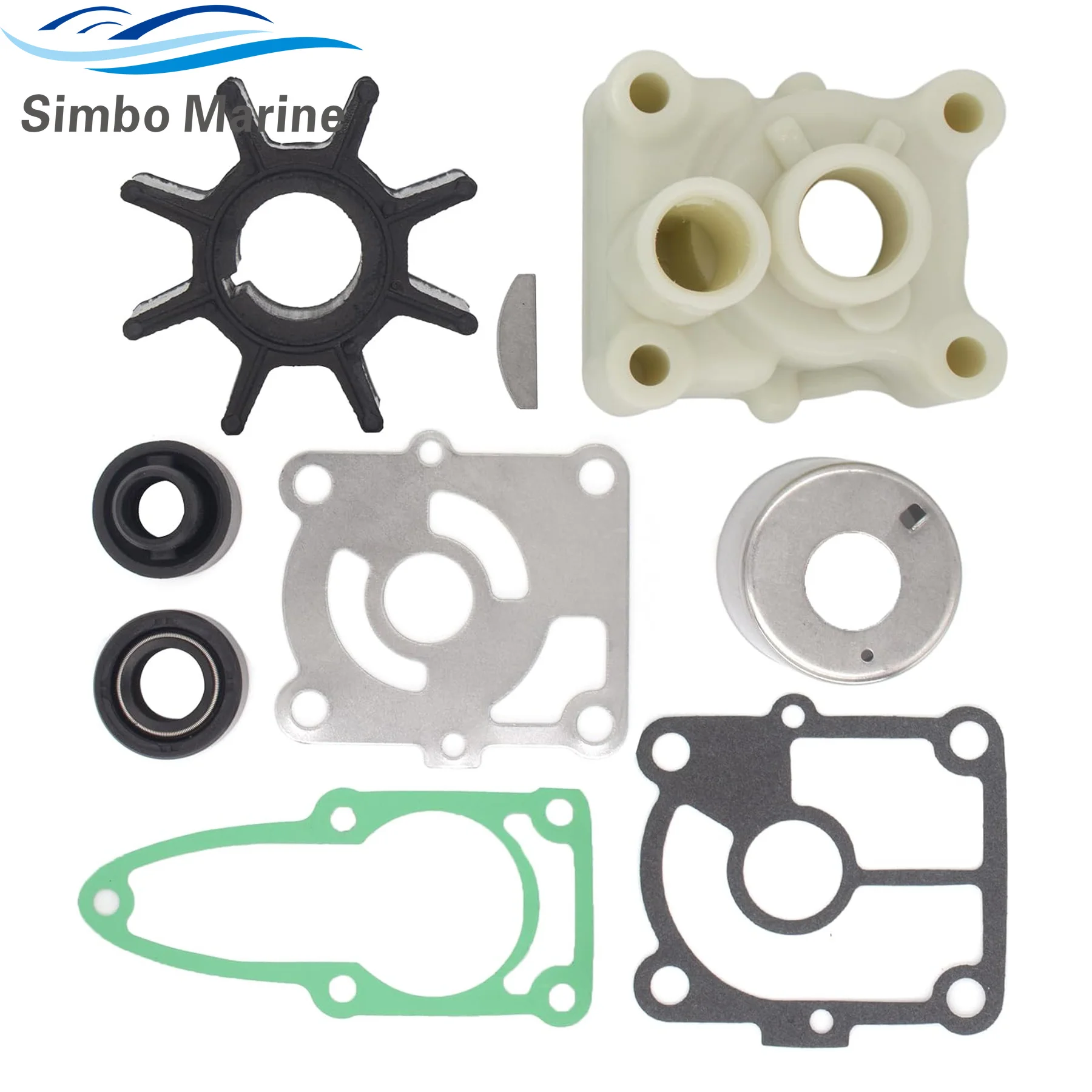 8M0135821 Impeller Repair Kit Compatible with Mercury 4-Stroke 9.9HP 10HP 15HP 20HP Outboard Motor 8M0137849 8M0122064 8M0134484