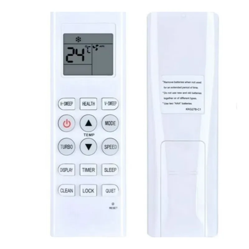 Control remoto B03B para reemplazo del aire acondicionado Changhong Zmartech AC121ZTXS/410-1-KKG27B-C1