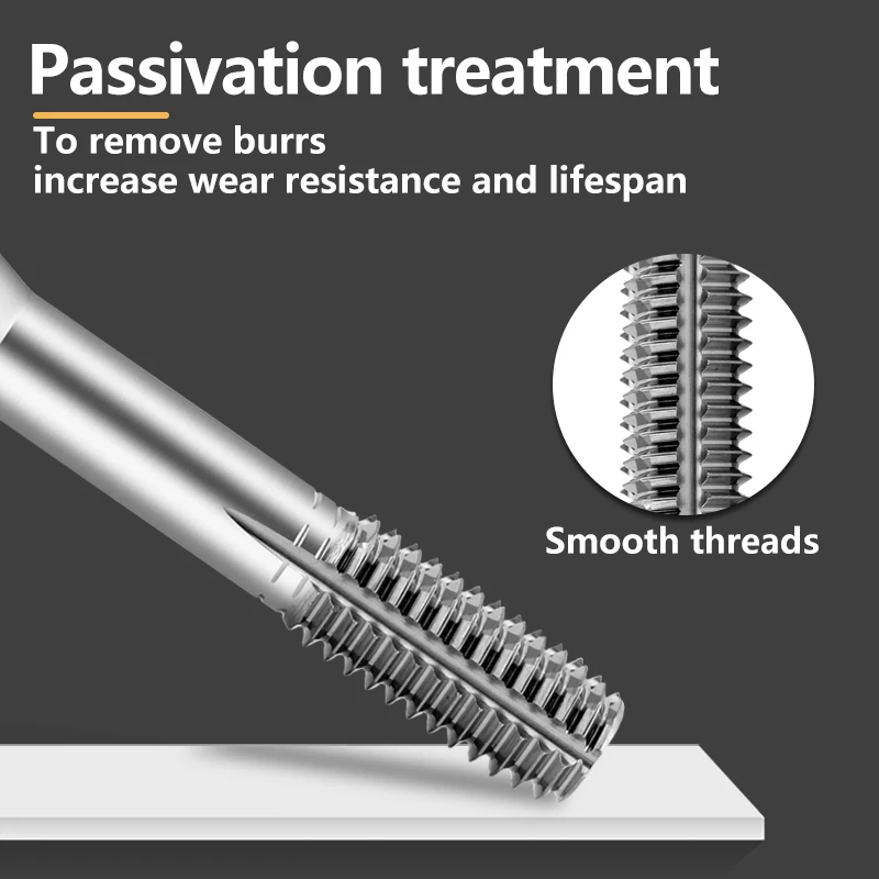 Lengthen Carbide Tungsten Tap JIS Straight Flute Tap Spiral Fluted Tap FormingTap/Roll Tap M3-M18 X80L~110L For Aluminum/Steel