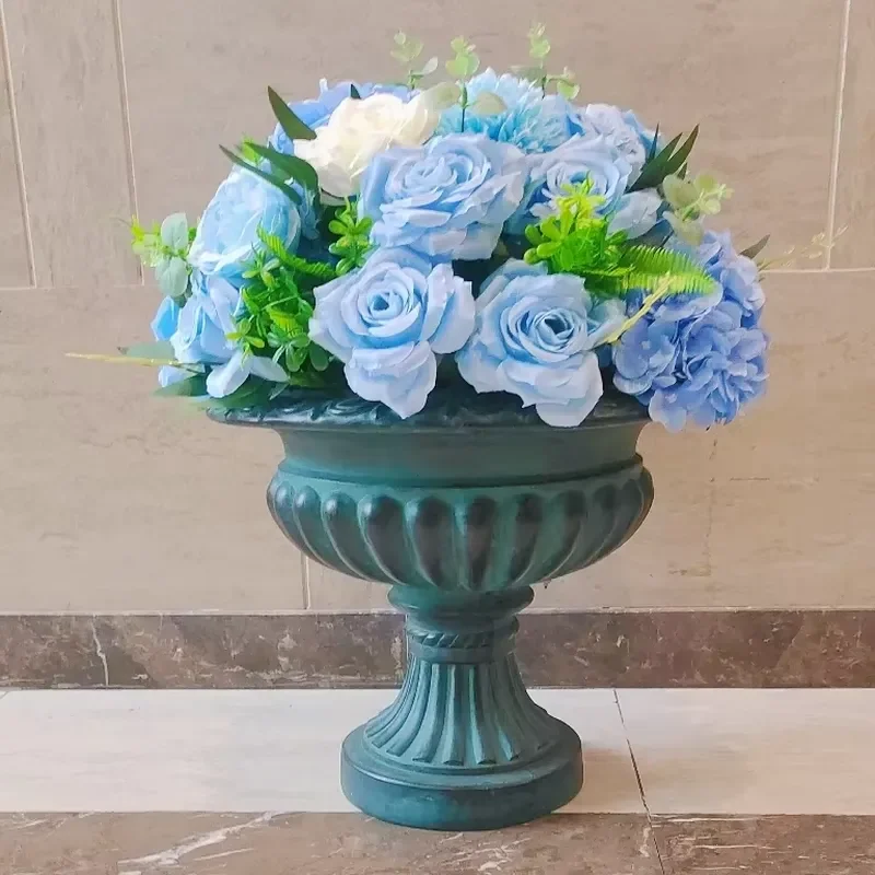 Resin Lightweight Outdoor Indoor Large Garden Home Flower Pots Plant Growing Containers High-end Attractive
