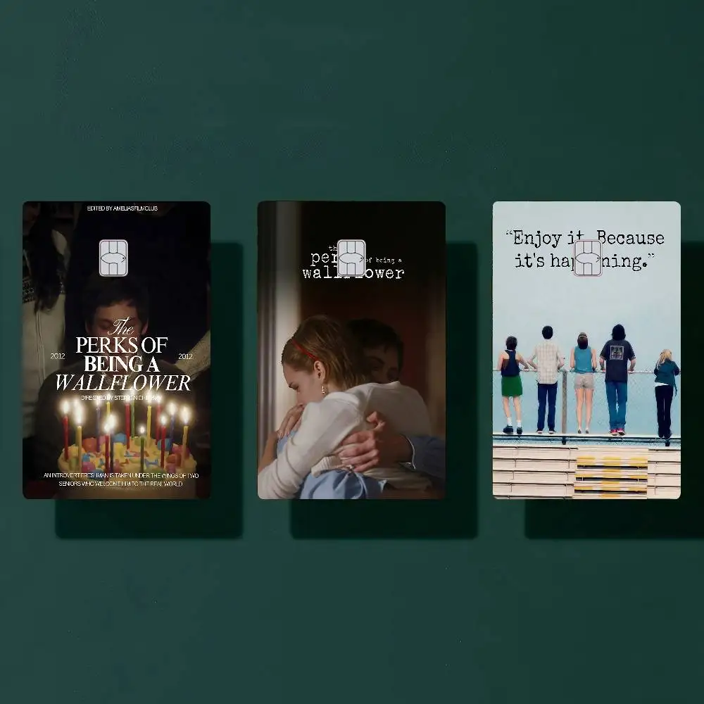 فيلم The Perks Of Being A Wallflower 100% رائجة البيع أمين الائتمان الخصم البنك بطاقة حافلة بطاقة فيلم الجلد ملصق