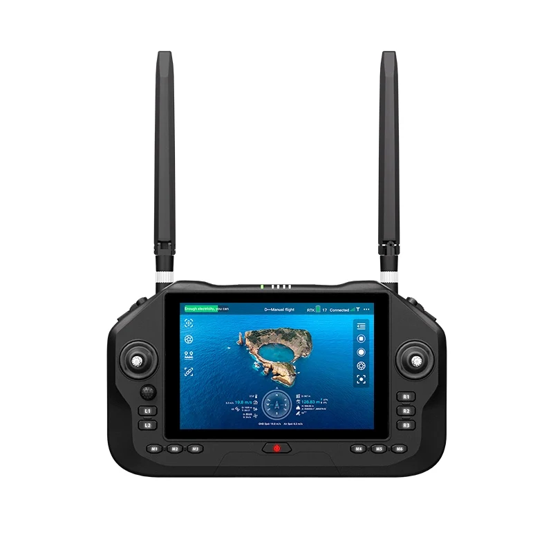 Estación de tierra portátil SIYI UniRC 7 2,4/5 GHz de doble frecuencia 40 KM rango 4K 30fps 7 pulgadas 1080PMonitor 8 núcleos 4GB RAM 64GB ROM