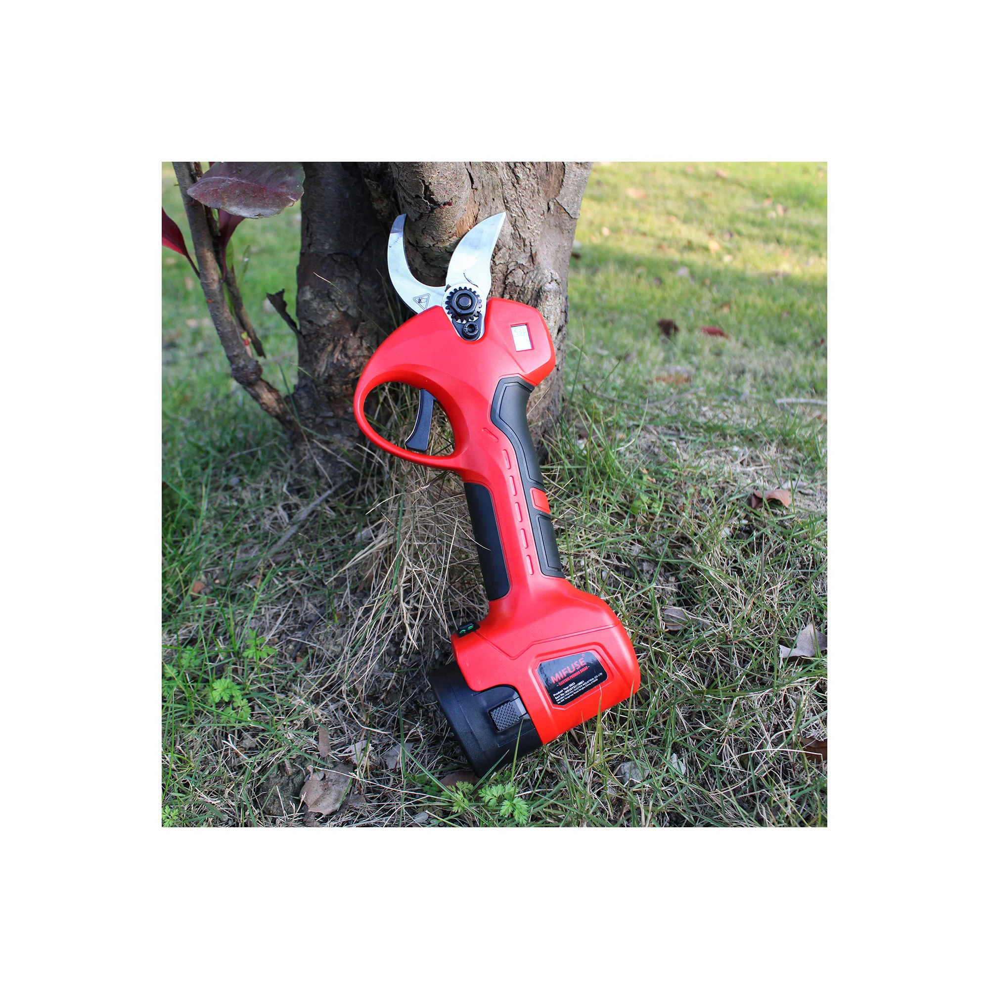 

Electric Pruning Shears Professional Cordless Electric Pruning Shears 2 Batteries 1 Charger 32mm Pruning Scissors Electric