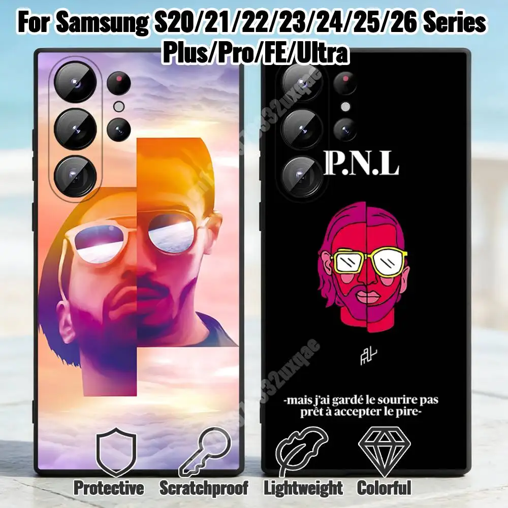 Rapper P-PNL Tarik Nabil Phone Case for Samsung Galaxy S21 22 Ultra Plus S23 S24 FE Lite S25 26 30 Fundas Matte