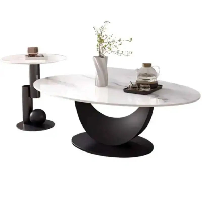 

Coffee Design Table Unique Minimalist Modern Aesthetic Decoration Side Table Living Room Mesa Auxiliar Lounge Suite Furniture