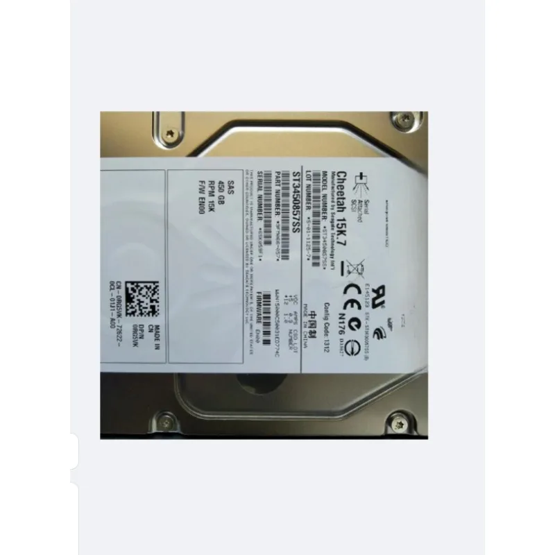 Original 450G 15K SAS 3.5-inch Server Hard Drive ST3450857SS 0R749K