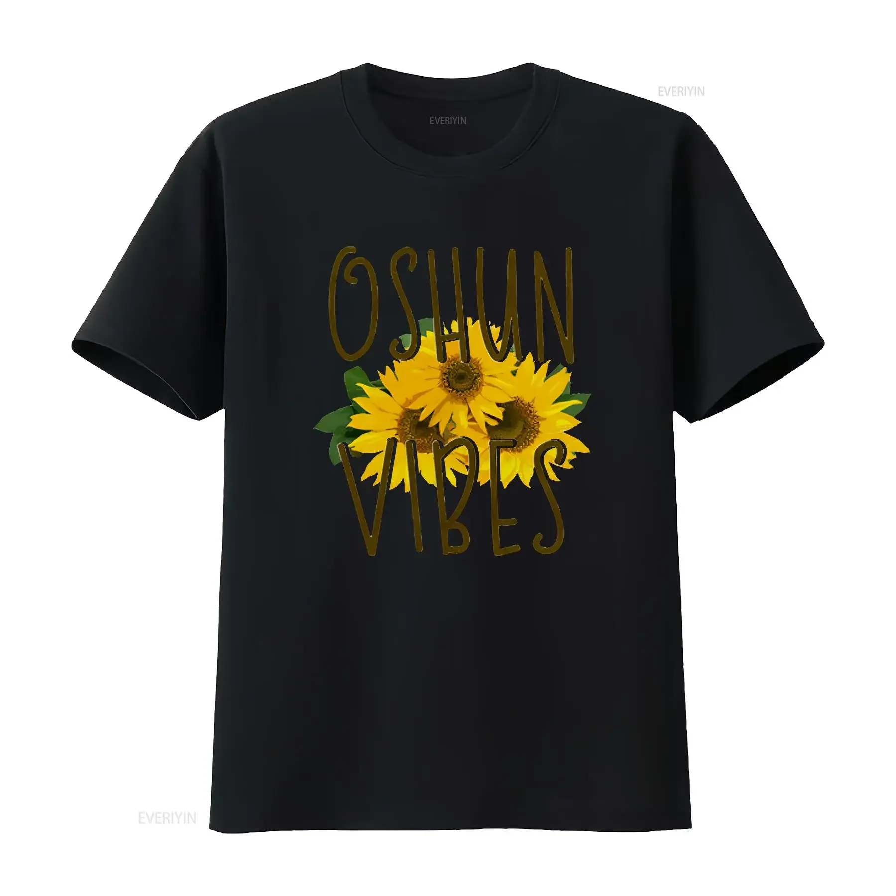 Camiseta de la Diosa Orisha Oshun Ochun Ifa Vibes Oxum, Religión Yoruba, Estilo Vintage, Lavada, Cómoda, Ropa de Diseñador, Moda
