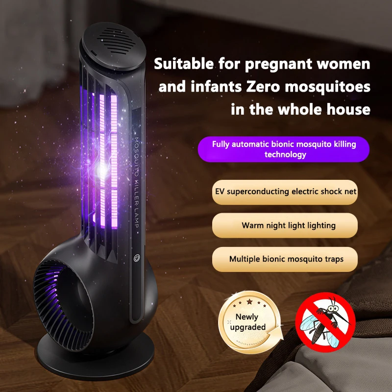 

New Mosquito Killer Lamp Electric Insect Killer TYPE-C Rechargeable Safe Silent Efficient Bedroom Home LED Lamp Mosquito Trap