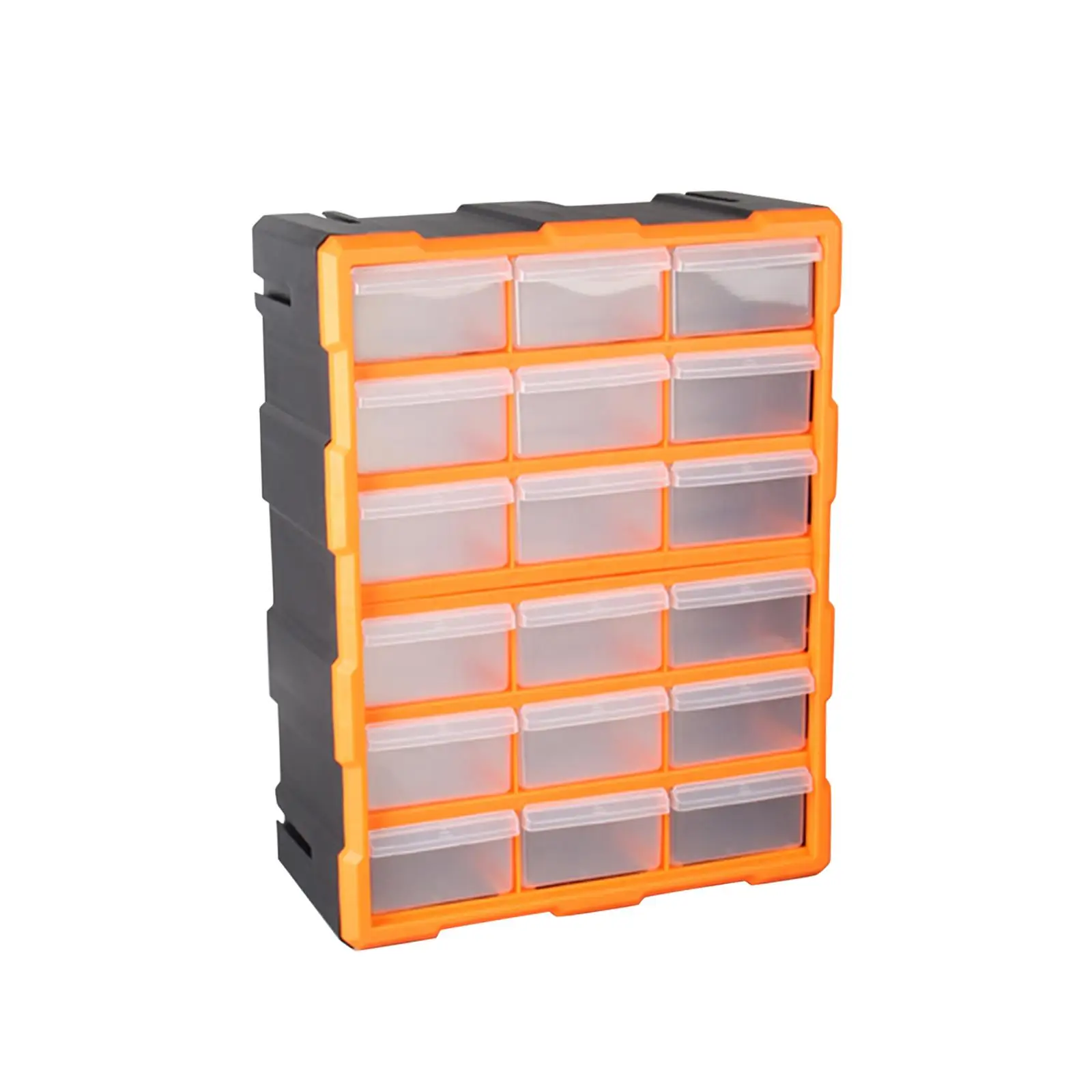 

18 Drawers Parts Organizer Multipurpose Teacher Tools Box 18 Grids Container Sewing Cabinet Wall Mount Tool Chests Tools Storage