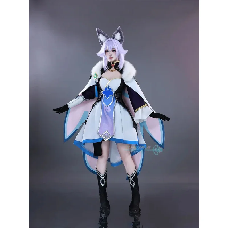 Baiheng تأثيري لعبة هونكاي ستار السكك الحديدية Baiheng تأثيري حلي أنيمي دور اللعب كرنفال حفلة كوميك كون الرسوم المتحركة الدعامة الدعاوى