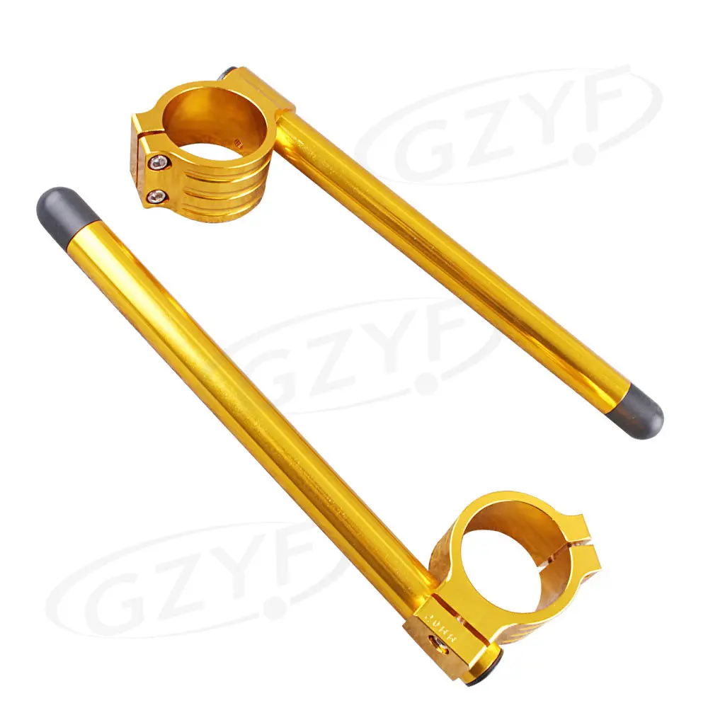 2PCS 50MM Motorcycle Handlebar Fork Tube Clip-ons Handle Bar Universal 22mm 7/8