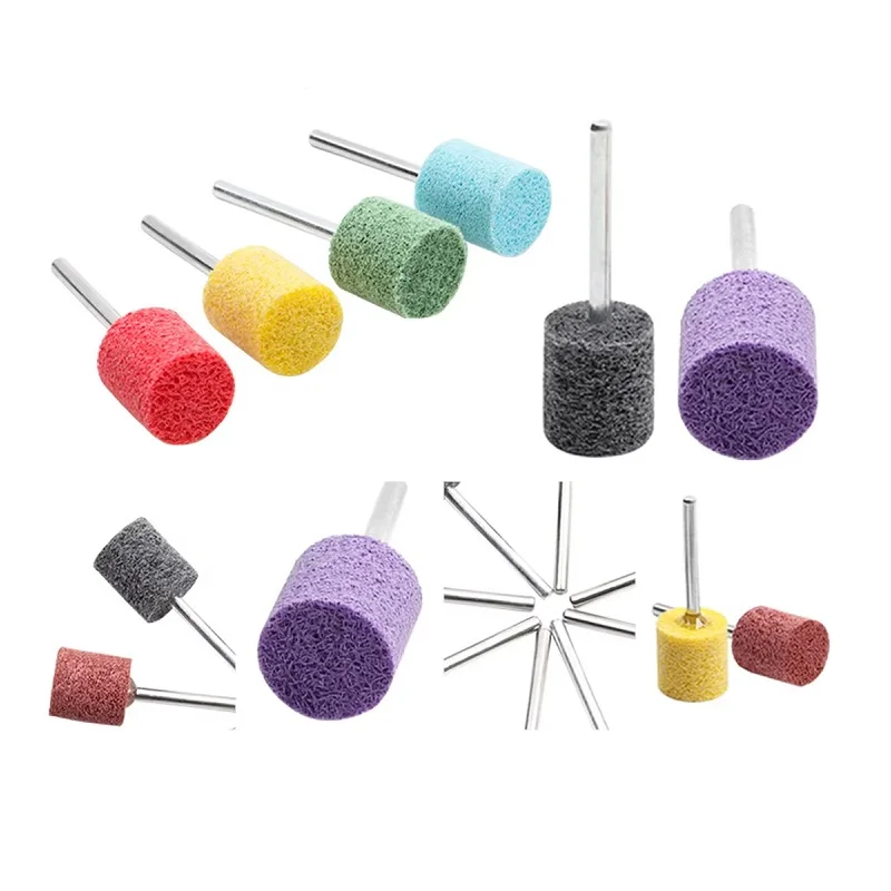 Nylon Fibre Abrasive Point Non-woven Polishing Grinding Head Rotay Power Air Tools Grinding Head