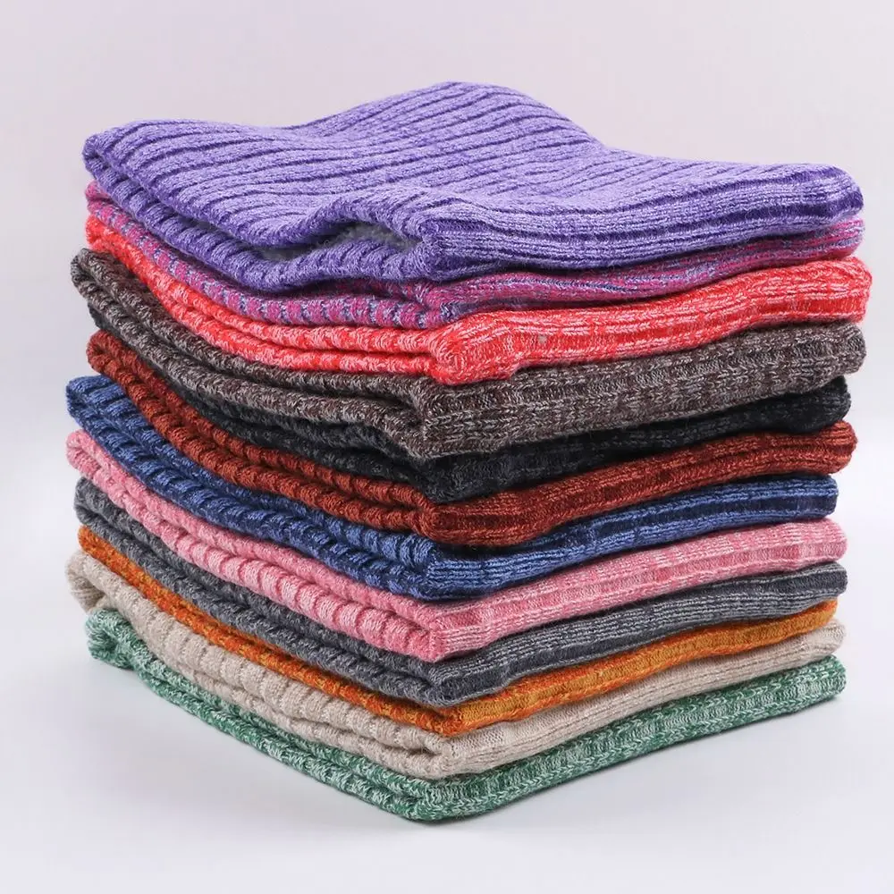 Bufanda de punto cálida a la moda, bufanda de punto gruesa a prueba de frío para invierno, pañuelo de invierno
