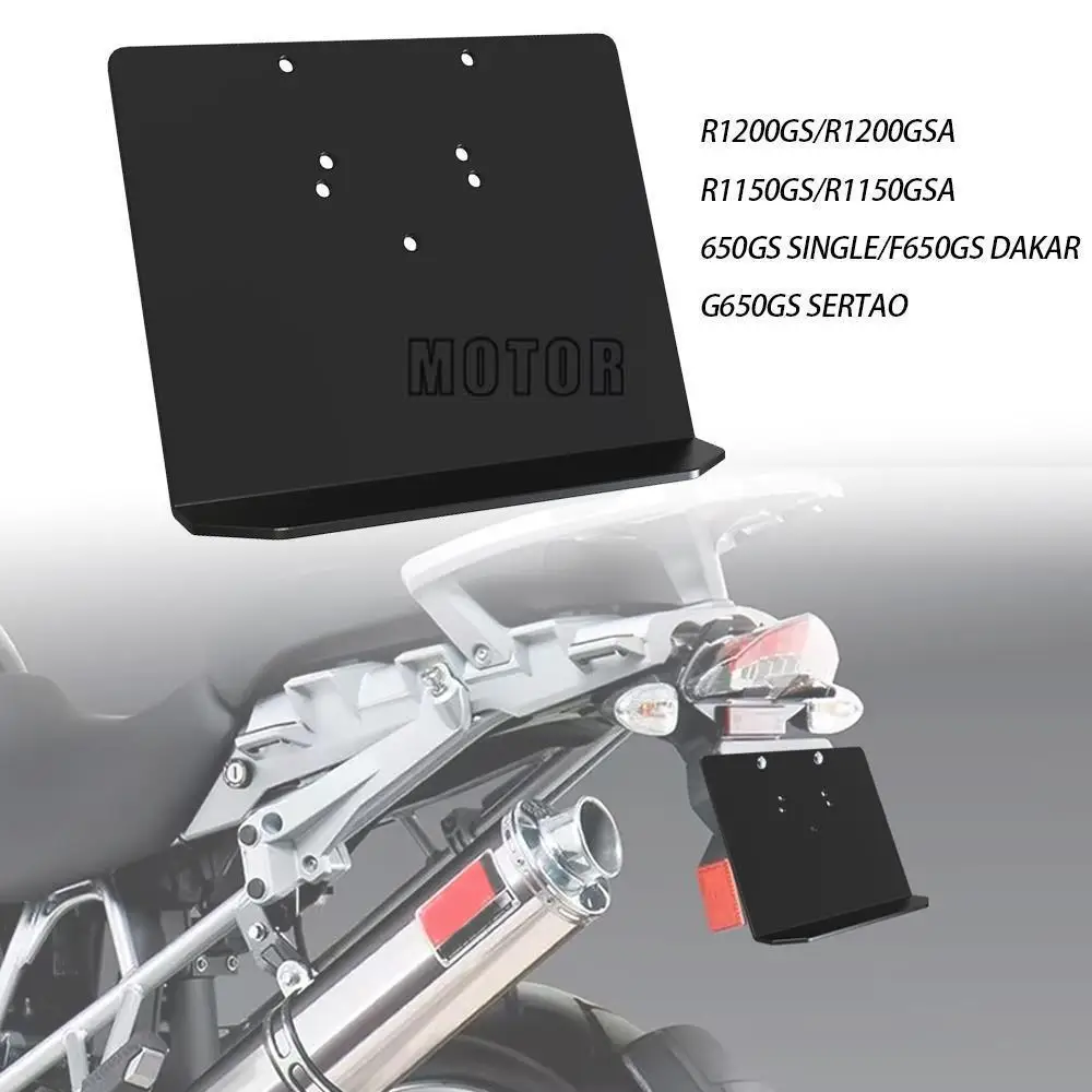 Motorcycles Fender License Plate Rear Splash Guard Number Holder For BMW R1200 R1150 GSA R1200GS R1150GS F650GS Single G650GS