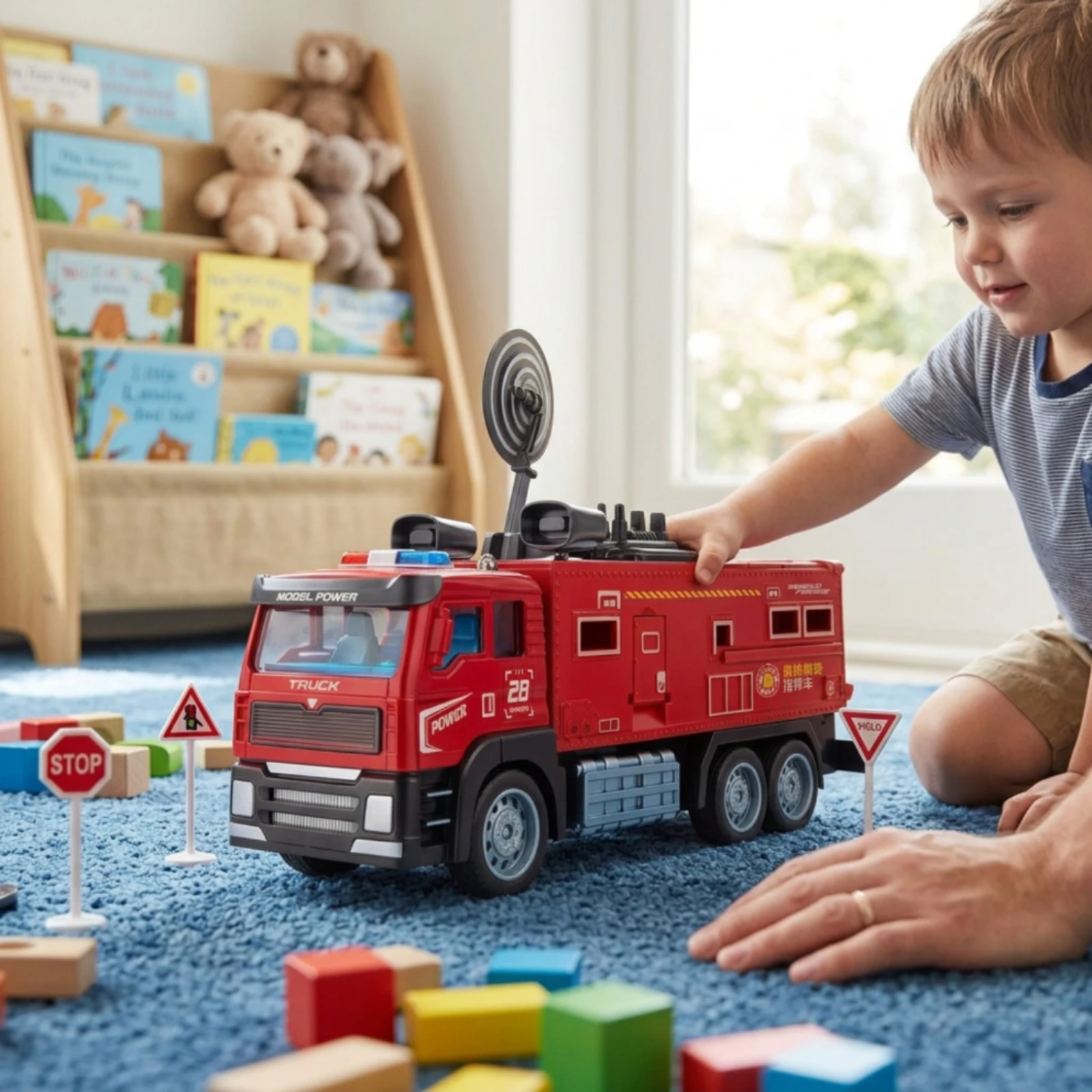 fire-truck-toy-realistic-fire-truck-emergency-vehicle-sturdy-compact-for-children-playroom-sandbox