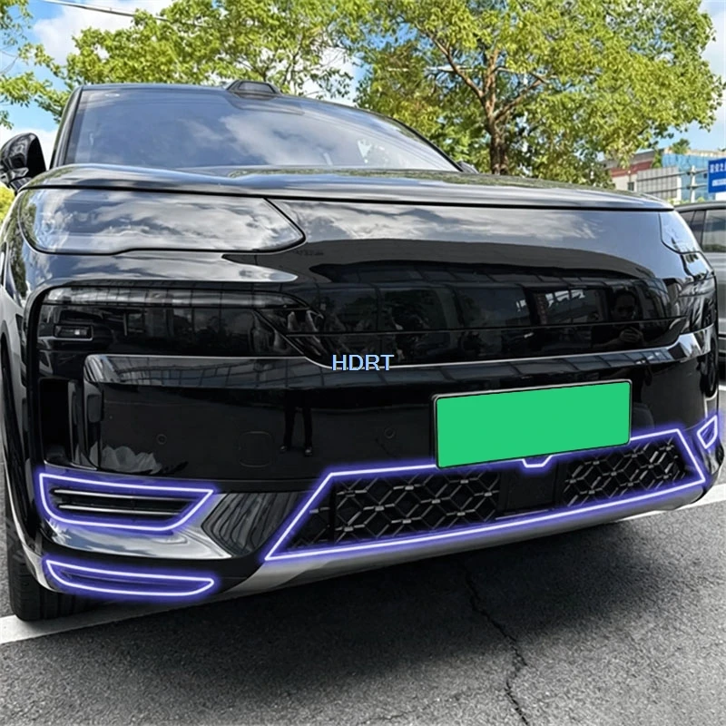 For BYD Denza N9 2025 + Car Style Front Bumper Racing Grills Insect Screen Net Radiator Air Intake Dust Proof Cover Accessories