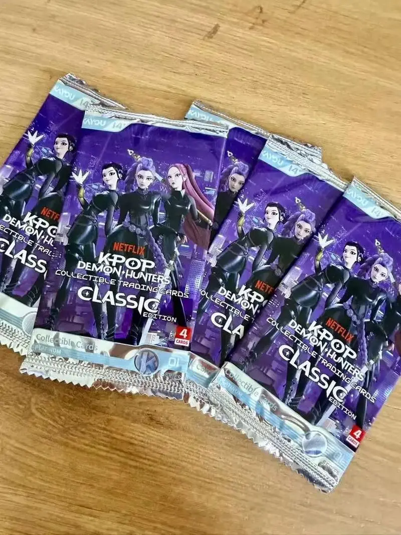 Hot Official Authentic Kayou Kpop Demon Cards Classic Edition Collectible Trading Card Game Box Anime Hobby Toys Gift view 5